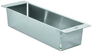 GROHE Küchenspülen-Sieb 40853 490x150x100mm edelstahl, 40853SD0 40853SD0