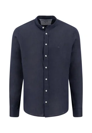 FYNCH-HATTON - Premium Linen, Stand-Up, 1/1 navy - Gr. - L