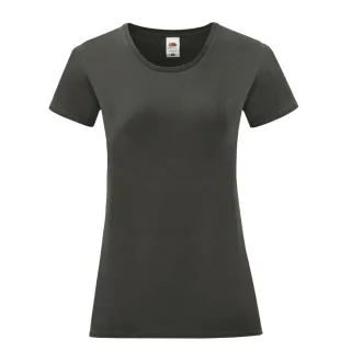 Fruit of the Loom - "Iconic" T-Shirt für Damen (Hellgrau)