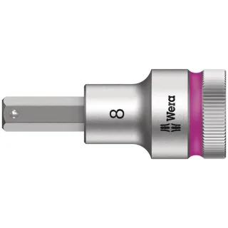 Wera 8740 C HF Zyklop Bitnuss mit 1/2"-Antrieb mit Haltefunktion Pink - 05003824001