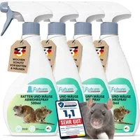 FUTUM Vergrämungsmittel Ratten & Mäuse Abwehrspray, 2 l, Präventiver Schutz, Vielseitig einsetzbar, Wirtschaftlich