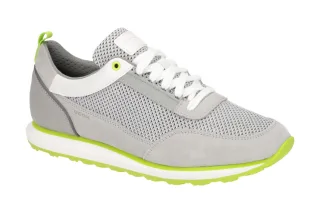 Geox U029WC VOLTO Sneaker Herren Halbschuh Light Grey/White - atmungsaktiv & ...