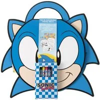 Sonic The Hedgehog Malbuch Beschäftigungsalbum für Reise und Freizeit