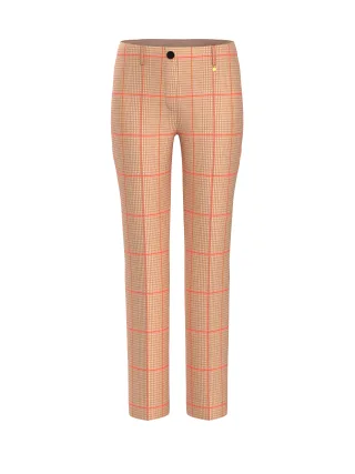 Marc Cain Collections - Hose SYDNEY mit Mustermix tannin - Gr. - 36