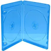 Mediarange DVD-Hülle 50 Blu-ray Hüllen 2er Box 11 mm für je 2 BD / CD / DVD blau
