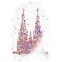 Spreadshirt Aufkleber Köln Kölner Dom Karneval Fasching Konfetti Geschenk Sticker Aufkleber