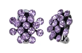 konplott - Ohrringe - Magic Fireball violet
