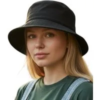 Taschen4life Sonnenhut Leinen Hut Größenverstellbar, unisex, Fischerhut