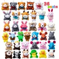 JOYIN Schlüsselanhänger Set JOYIN 36er Set Mini Plüschtiere – 6,4-7,6 cm, 36 verschiedene Designs (36-tlg)