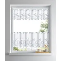 heine Gardine Scheibengardine (1 St), Stangendurchzug, halbtransparent, Kurzgardine