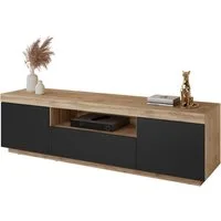 Lookway TV-Schrank YOSHI auf Sockel und Schublade im Industrial Design Breite: 170 cm