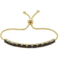Firetti Armband Schmuck, Geschenk, Silberarmband gelbgoldfarben vergoldet, mit Zirkonia (synth)