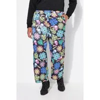 Angel of Style Schlupfhose Hose gerades Bein Totenkopf-Muster Elastikbund