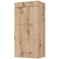 Vicco Hängeschrank Luna, Eiche, 37 x 77 cm (1-St., Badschrank)