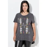 Angel of Style Longshirt T-Shirt längere A-Linie Totenkopf-Karten