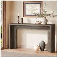 Tribesigns Konsolentisch 140 cm Sofatisch, Eingangstisch mit Stauraum, Flurtisch, Beistelltisch