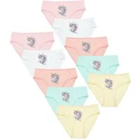 TupTam Slip TupTam Mädchen Slips mit Aufdruck 10er Pack