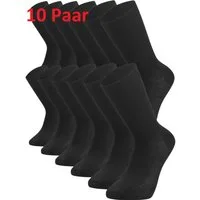 DDOnlineShop Businesssocken 10 Paar – Herren & Damen Socken aus Baumwolle (Spar-Set, 10-Paar, 10 Paar) Premium Qualität 1001