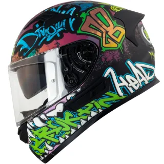 Broken Head Integralhelm Mit Sonnenblende InYourFace Schwarz