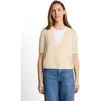 TOM TAILOR Denim Cardigan mit seitlicher Bindung und im Lagenlook