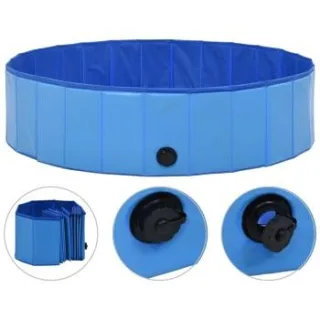 VidaXL Hunde-Pool blau 1,2 m, 30 cm