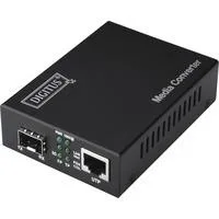 Gigabit Medienkonverter RJ-45 auf SFP schwarz