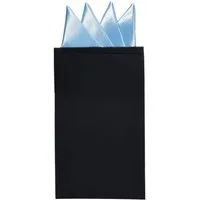 DonDon Einstecktuch DonDon Herren Einstecktuch vorgefaltet, (Packung, 1-St), vorgefaltet, mit Karton verstärkt, Seidenlook
