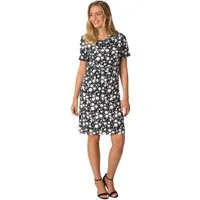Estefania for woman Wickelkleid Estefania for woman Kleid mit seitlicher Bindung