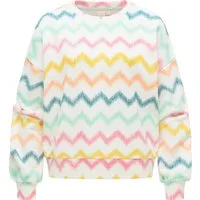 Ragwear Sweater Wuss Print lässiges oversized Damen Sweatshirt mit Allover-Print