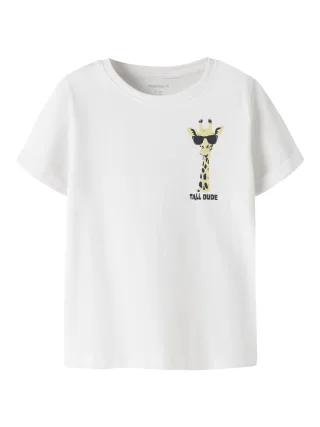 NAME IT - NMMVUX SS TOP Bright White - Gr. - 104