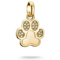 THOMAS SABO Charm-Einhänger Charm Pfoten-Design - Connect, mit Zirkonia (synth)