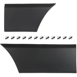 Seitenleiste / Türleiste RECHTS (Leiste vor + hinter dem Hinterrad) + Clips für Renault Master III 2010- / Opel Movano B 2010- / Nissan NV400 2011-