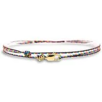 Made by Nami Wickelarmband Minimalistisches Armband mit Karabinerhaken Herren Armband Damen, Maritimes Armband Wasserfest & Verstellbar