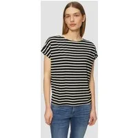 s.Oliver Kurzarmshirt T-Shirt T-Shirt aus Viskosestretch im Relaxed Fit