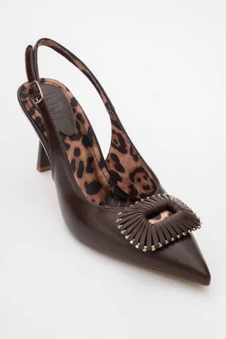 Spera Schnalle Spitzer Zehenbereich Pumps (Damen)
