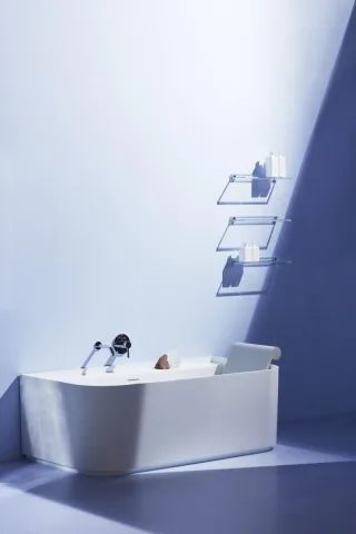 LAUFEN Badewanne Sonar 1600x815x535mm mit Schürze Mineralwerkstoff Sentec weiss, H2203470000001 H2203470000001