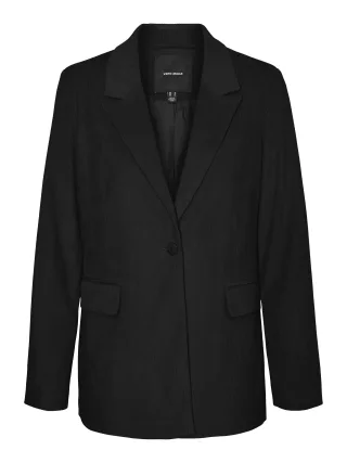 VERO MODA - VMNORA LS LOOSE CORDUROY BLAZER Black - Gr. - L