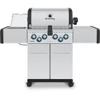Gasgrill Regal S 490 IR edelstahl, mit Infrarot-Seitenbrenner und Heckbrenner