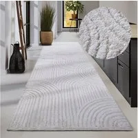 ELLE DECORATION Designteppich Chappe, rechteckig, Höhe: 18 mm, Shaggy, Läufer, flauschig, weich, Langflor, modern, Hoch Tief Effekt