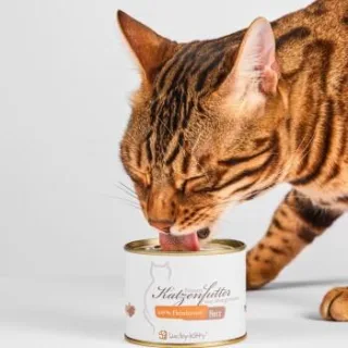 Lucky-Kitty Katzenfutter Hühnerherzen 15x200 g