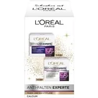 L'ORÉAL PARIS Gesichtspflege-Set Anti-Falten Experte Duo, für reife Haut, mit Calcium, pflegend