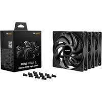 Pure Wings 3 120mm PWM high-speed 3-Pack, Gehäuselüfter schwarz, 3er-Pack, 120 mm