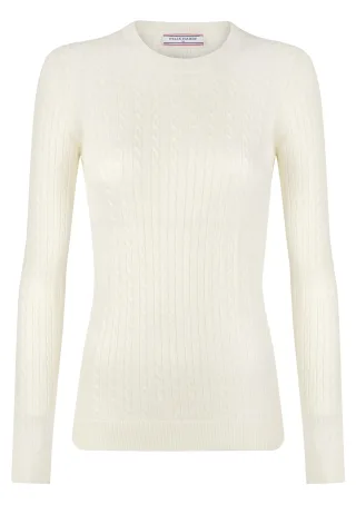 Pullover Zopfmuster Pullover Mit Rundhals