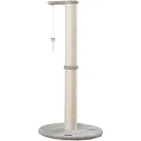 HOME DELUXE Kratzbaum Kratzpfosten NEVA 101 x 49 x 49 cm, mit Sisalstamm & Spielzeug I Kratzstamm, Sisalstamm