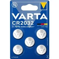 VARTA 5 Varta 6032 Professional CR 2032 Lithium Knopfzelle im 5er Blister Knopfzelle