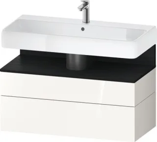 Duravit Qatego Waschtischunterbau wandhängend Weiß Hochglanz 990x470x590 mm - QA4395016220010 QA4395016220010