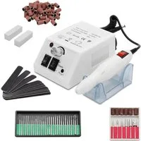Clanmacy Maniküre-Pediküre-Set Elektrische Nagelfräser Nagelfeile Fußpflegegerät Maniküre 20000U/min, Nagelmaschine, Für Acrylarbeiten geeignet