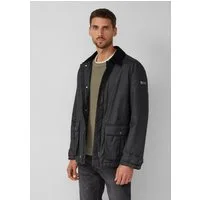 s.Oliver Funktionsjacke Outdoor-Jacke Beschichtete Jacke mit modischem Kordkragen