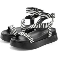 French Connection Sommerschuh, Plateausandale, Plateausandalette, Sandale Sommerschuh, Sandalette, offener Schuh, Pantolette