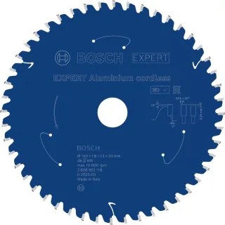 Bosch EXPERT Aluminium Kreissägeblatt, 150x20 mm, Z48 - 2608902118